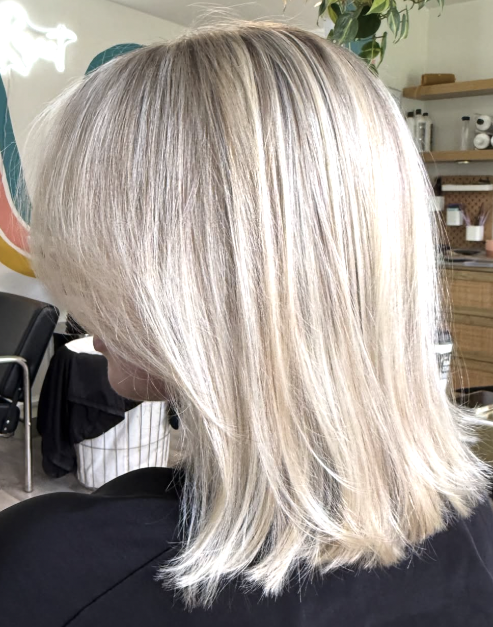 Short Blonde Cut